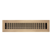 Signature Hardware M485483 odern Solid Brass Floor/Wall Register - Antique Brass - 2-1/4