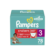 Pampers Cruisers 360 Fit Diapers Active Comfort Size 3 78 Ct