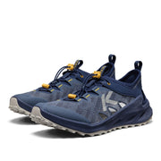 KEEN Zionic ADV Open-Air Hiking Shoes for Men, Lightweight Breathable Textile Upper, Quick Cinch Bungee Closure, Stability Shank Plate, Rugged Rubber Outsole, Naval Academy, 10