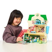 Bluey 18918 Supermarket Playset 24 Sounds 15-piece Play House, Multi