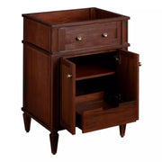 Signature Hardware Elegant-24-Brown Mahogany Vanity Cabinet, 24