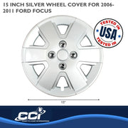 Coast to Coast Accents IWC43215S Wheel Cover, Silver