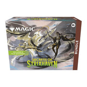 Wizards of the Coast Secrets of Strixhaven Trading Card Game Bundle, 9 Play Boosters, 30 Land Cards with Full-Art Foil, Alt-Art Foil Promo Card, Spindown Life Counter, Storage Box, 95275677