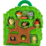 Fisher-Price HWB29 Little People Toddler Toy Forest Friends Carry Case Playset with Animal Figures