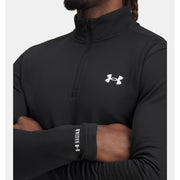 Under Armour 6005299-001 Men's Base 4.0 Quarter-Zip Long-Sleeve Shirt - Black - XL