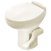 Thetford Aqua-Magic Residence RV Toilet, High Profile, Bone Color, Plastic Seat, Floor Mounted, 18 Inch Seat Height, 42171