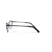 Reverb RVLO6015 Brown Gold Cat Eye Prescription Eyeglasses for Women, Medium 53-20-140, Full Rim Metal Frame with Protective Case