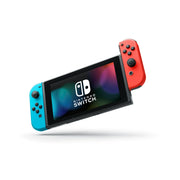 Nintendo Switch OLED Console, 7-Inch OLED Screen, Neon Red and Neon Blue Joy-Con, 64GB Storage, Wide Adjustable Stand, Wired LAN Port Dock