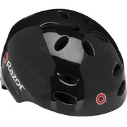Razor V17 Youth Multi-Sport Helmet with 17 Vents, Adjustable Strap, Gloss Black, 97778
