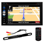 BOSS Audio Systems Elite BN965BLC 6.5 Inch Touchscreen Car GPS DVD Stereo with Bluetooth Audio and Calling, AM/FM Radio, CD Player, USB, SD, Rearview Camera Included