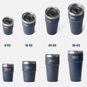 YETI Rambler 20 oz Stackable Insulated Tumbler, Stainless Steel, Vacuum Insulated with MagSlider Lid, Ridgeline