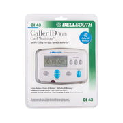 BellSouth Caller ID with Call Waiting, 90 Number Memory, One Touch Callback, Message Waiting Indicator, Black with White Border, CI 43