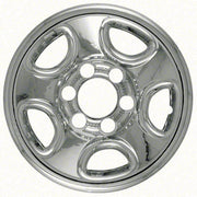Coast2Coast IWCIMP08X Wheel Cover Set of 4, 16 Inch, Chrome-Plated Silver, 5 Flat Spoke Design