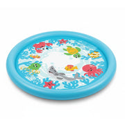 WOW Sports 10' Under the Sea Inflatable Splash Pad with Sprinkler - Durable & Extra-Thick Construction