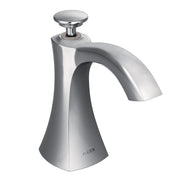 Moen Premium Chrome Deck Mount Soap and Lotion Dispenser, 18 oz Capacity, Transitional Style, S3948C