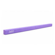 Justice 8ft Folding Gymnastics Balance Beam, High-Density EVA Core, Anti-Slip Suede Surface, Lavender, Portable Design