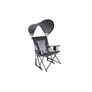 GCI Outdoor SunShade Rocker Camp Chair - Pewter