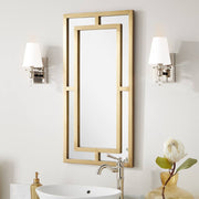 Signature Hardware 21945 LBA Rectangle Stainless Steel Wall Mirror - 18