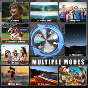 NBD S205 64MP 5K Autofocus Digital Camera with 16X Zoom, Manual Focus, WiFi, App Control, Compact Vlogging Travel Camera with SD Card and 2 Batteries