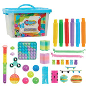 Just Play Fidgetz Deluxe Fidget Anxiety and Stress Relief Toys With Container