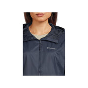 Columbia Womens Scattered Showers Rain Jacket with Omni-Shield Repellency, Collegiate Navy, Medium, 211640