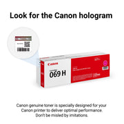 Canon 069 High-Capacity Magenta Toner Cartridge, High Yield, Compatible with LBP674Cdw MF753Cdw MF751Cdw, 5096C001