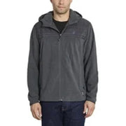 IZOD Men's & Big Men's Hooded Fleece Jacket, Grey, XXL