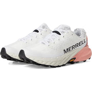 Merrell Trail Running Shoes for Ladies, White/Soft Coral, 9M