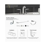 Kohler K-T45115-4-2BZ Alteo 2-Handle Widespread Bathroom Sink Faucet Oil-Rubbed Bronze