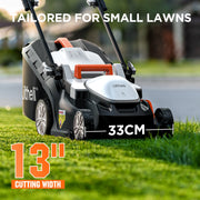 Litheli U20LM00-0A110 Cordless Electric Lawn Mower W/Adjustment Heights