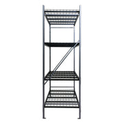 Stronghold Garage Heavy Duty 4-Shelf Rack with Metal Wire Decking - Material: Steel