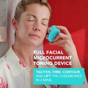 Foreo Bear Microcurrent Facial Device, Mint, Non-Invasive Face Lift with T-Sonic Pulsations, Adjustable Intensity, Rechargeable, F0118