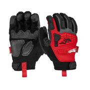 Milwaukee 48228753 Impact Demolition Gloves, XL, Black/Red