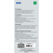 Onn 2TGIPN17 2-Pack Premium Scratch-and Impact-Absorbing Tempered Glass Screen Protectors for iPhone 17