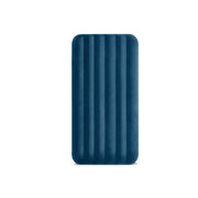 Intex Dura-Beam Prestige Downy Twin Air Mattress, 10in Thick, Plush Velvety Surface, Rechargeable Pump, Grey, 64187EP