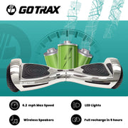 Gotrax GT-F3PLUS-CH FX3 Hoverboard, 6.2mph for Kids
