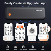 Janolia Wireless Portable Thermal Tattoo Printer Machine with 2.24