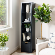 Better Homes & Gardens BHD036118664051 5 Cube Vertical Storage Organizer, Solid Black