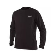 Milwaukee 415B-2X WORKSKIN Lightweight Performance Shirt - Long Sleeve, Black