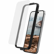 Urban Armor Gear UAG iPhone 16 Plus Screen Protector Glass Shield, Double-Strengthened Tempered Glass, Anti-Fingerprint, Ultra-Clear HD, Scratch-Resistant, 14436111NA