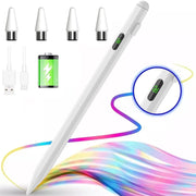 Qzgyoool Stylus Pen for Touchscreen, Compatible for Android & iOS Phones/Tablet, White