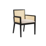 Better Homes & Gardens BH13039360710B2 Springwood Caning Captains Dining Chair, Charcoal