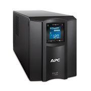APC Smart-UPS SMC1000C 1000VA 600W Line Interactive Tower UPS with SmartConnect, Pure Sine Wave, 8 NEMA 5-15R Outlets, Black