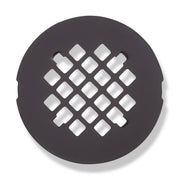 Modern Snap-In Shower Drain Strainer - Matte Black