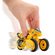 MGA Entertainment Armorsaurs Evolver Blaze 2-in-1 Transforming Yellow Raptor to Vehicle Toy, Multi-Step Conversion, Ages 6+, 7.2 in