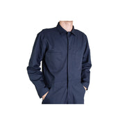 Berne Men's Exhaust Unlined Workwear Coverall, Durable Cotton Polyester Twill, Navy, Medium 42 Regular, C250NV