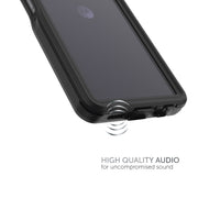 Body Glove Tidal Waterproof Phone Case with Built-in Screen Protector, Slim Clear Gloss Back with Matte Sides, Black, Compatible with Motorola moto g (2026), Drop Tested to 6 Feet, 100145548