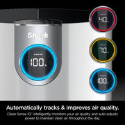 Shark HP200 1000 Sq. Ft. Air Purifier MAX With NanoSeal HEPA, White