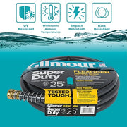 Gilmour 10-58025 Flexogen 5/8 In. Dia. x 25 Ft. L Heavy-Duty Premium Grade Garden Hose