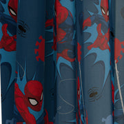 Jay Franco Marvel Spiderman Spidey Daze Kids Drapes Set, Blue, 84 Inch, 4 Piece with Tiebacks